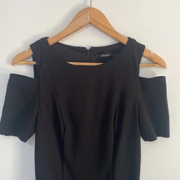 Portmans - Black “cold shoulder” dress - Size Small - Picture 2 of 6